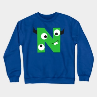 N Letter Crewneck Sweatshirt